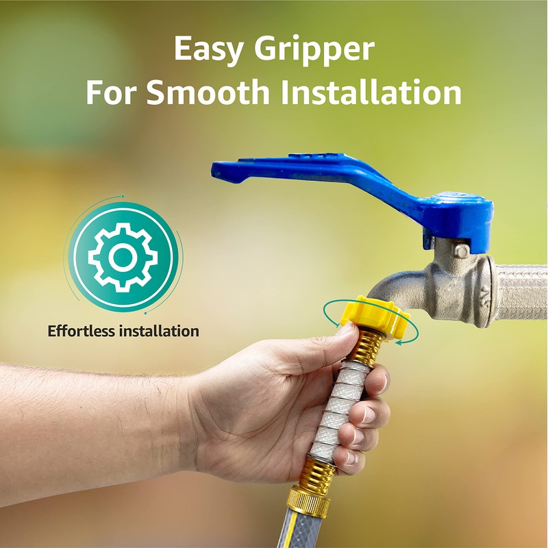 AQUA CREST Flexible Hose Protector-Eliminates Hose Crimping and Straining at