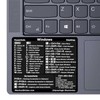 SYNERLOGIC Windows PC Reference Keyboard Shortcut Sticker | Vinyl, No-Residue