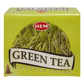 Green Tea Incense Cones And Cone Incense Burner Bundle Insence Insense Hem Incense