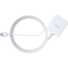 Arlo Certified Accessory - Essential Outdoor 25 ft. Charging Cable for Arlo Essential, Essential Spotlight, and Essential XL Cameras, Weather Resistant, White - VMA3700