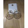 Rand Brothers Gold Multi Ring Earrings