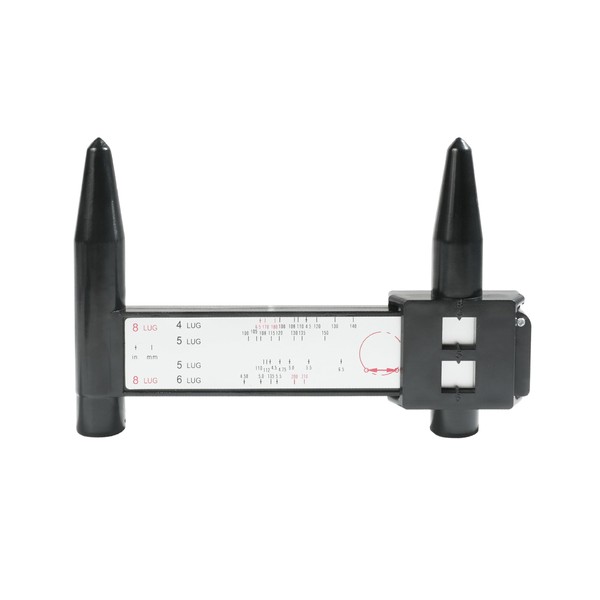 iolory Automobile Wheel Bolt Pattern Measuring Tool,Car Wheel Rim Bolt