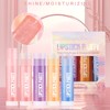 4 Pcs/Set High Shine Glossy Lipstick Set, Hydrating Glass Shine