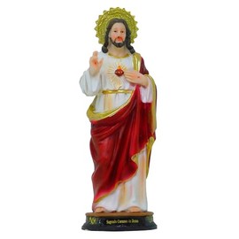 Sacred Heart of Jesus 8 inch Tall Religious Figure Sagrado Corazon De Jesus Statue