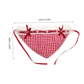 FRCOLOR Women Lace Triangle Hair Scarf Stylish Headband Bandana Soft Comfortable Hair Accessory Versatile Kerchief for Sweet Looks Multiple Styling Options