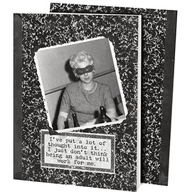 Primitives by Kathy "Being an Adult Won't Work for Me" Vintage-Foto-Tagebuch (160 linierte Seiten)