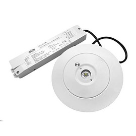 G.W.S® IP20 3W 300lm LED Emergency Spotlight, Non-Maintained Mode, Day White 6000K, 3 Hours Emergency Backup