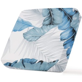 SearchI Stretch Printed Sofa Couch Cushion Covers Replacement Chair Cushion Slipcovers Sofa Seat Cover Furniture Protector Sofa Slipcover Soft with Elastic Bottom(Small,Leaf Pattern)