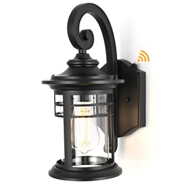 odorpower Outdoor Wall Lights Dusk to Dawn Porch Light, Exterior Lighting Fixtures Dawn to Dusk Outdoor Light Fixture Exterior Wall Sconce Lighting for House Patio