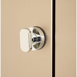 YIDELAI - Suction Cup Door Handle, Glass Door Handle, Refrigerator, Drawer, Bathroom, Suction Cup armrest, Bathtub Shower Handle, Kitchen Drawer Cabinet Handle (Small Silver)