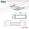 Kair PVC Rectangular Flexible Hose 204mm x 60mm - 3