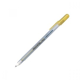 (JQ) Sakura Gold Gelly Roll 1 Pen 0.8mm X (5 Sheets) / (제이큐)사쿠라 금색 겔리롤 1자루 0.8mm X ( 5매입 )