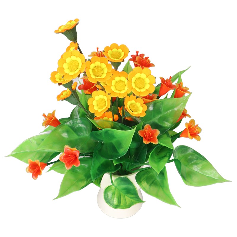 Aquarium Artificial Flower Decoration Simulation Fish Tank Fake Flower Landscaping