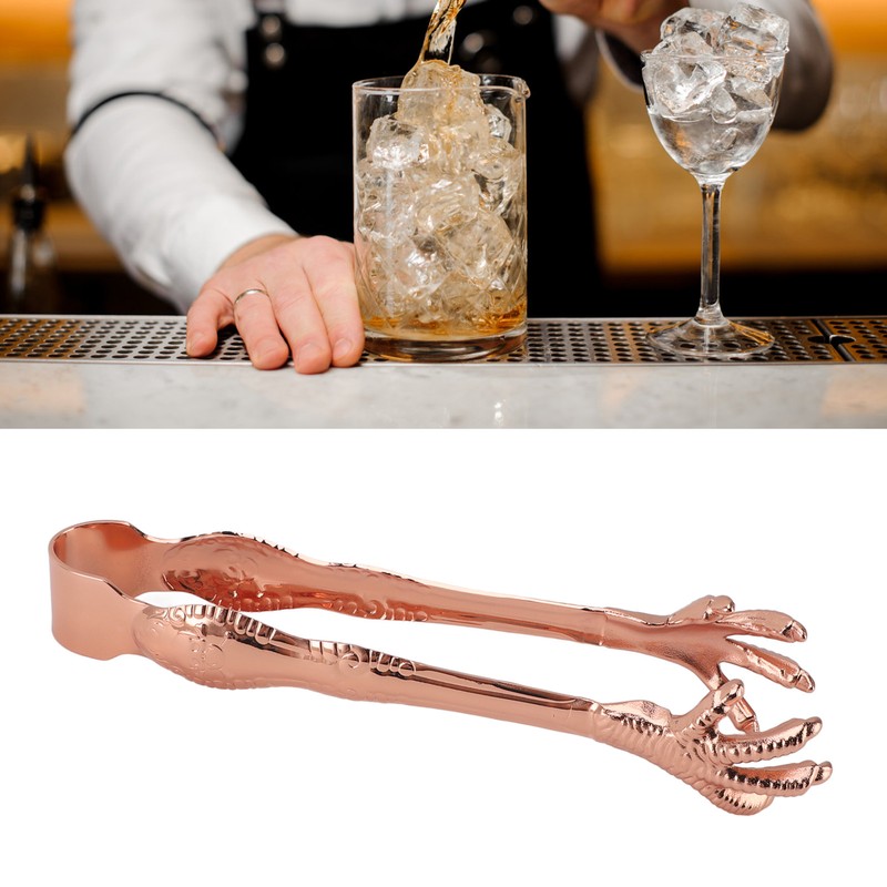 Claw Style Ice Tong Stainless Steel Hand Polished Eagle Claw
