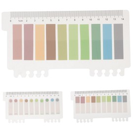 FUNOMOCYA 3 Sets Convenient Household Sticky Flags Multi Function Book Tabs for Annotation Compact Page Markers Soft Color Palette for Students Teachers and Office Use