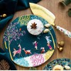 Sara Miller Woodland Tales Collection Christmas 22 Centimetre Serving Plate