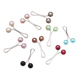 24pcs Hijab pins Pearl Hijab clips for Muslim Women Scarves Brooch Jersey Hijab Scarf Clip Shawl Pin Hijab Clips Hijab Pins Pearl Function Same As Hijab Magnets