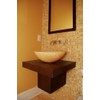 Honey Onyx 2 x 2 Polished Mosaic Tile meshed on