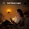 JandCase Night Lights Plug into Wall, 2 Pack Flameless Candle