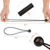 LIHAO Bungee Cord, Ball Stop, Elastic 25 Pieces, Cord, Fixing,