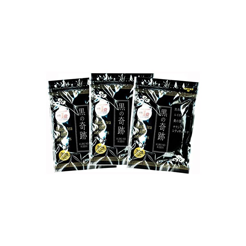Black Miracle, Set of 30 Packets, Black Oolong Tea, Rooibos