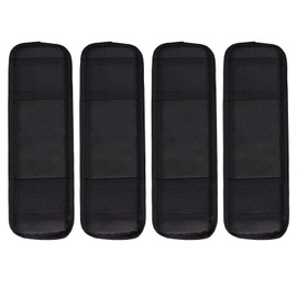 4stk Schutzhüllen für Ratschen-Spanngurte, 30,5x10cm Oxford Premium Universal-Ratschengurt-Schutzhüllen für Boote Anhänger Jetski Yachten (Schwarz)