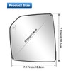 TOP-MAX Driver Side Mirror Glass Replacement for Ford F150 2015