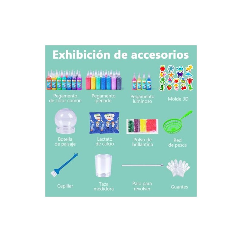 Utrhhvs Magic Juego Elfo Agua Kit Hacer Squishies Juguete Hada