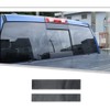 OKOVO 2X Rear Central Window Cover Trim Sticker Decals +