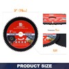 HSS Circular Saw Blade 3inch - BRSCHNITT 3pcs 72T 10mm