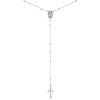Tuscany Silver Women's Sterling Silver Rosary Necklace of 66cm/26"