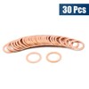 sourcing map Car Engine Copper Sealing Rings Seal Copper Sealing