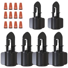 GOODSAMNN 6 Pack Low Voltage Wire Connector Landscape Lights Cable Connector Wide Application for GOOODSMANN Malibu and Other Outdoor Lighting Brands 9920-4802-06