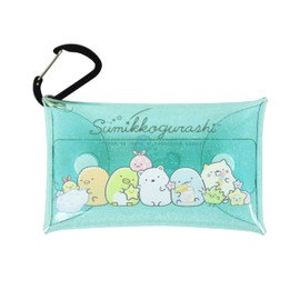 Sumikko Gurashi 0004 Coin Case, Coin Purse, Coin Storage, Wallet, Small Items, Clear Multi Case, S, Starry Sky (MSG-229)