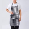 2PCS Apron with Pocket Chef Butcher Kitchen Restaurant Cook Wear