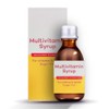 Multivitamin Syrup 150ml Sugar Free Orange Flavour Daily Vitamin Supplement