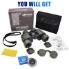 GRWANG 10x40 Professional HD Binoculars for Adults &Kids,Shock Proof Binocular