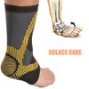 Solace Care 1 Pair Foot Compression Sleeve Brace | Elastic