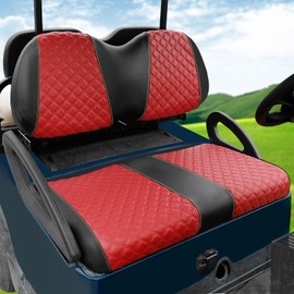 Roykaw Golf Cart Seat Covers Kit Fit for Club Car Precedent OEM Ordinary Seat Cushion, Marine Grade Vinyl Material/More Soft and Comfortable, Breathable & Easy to Clean