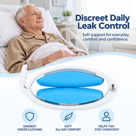 Male Incontinence Clamp for Urine Leakage Management – Adjustable Cushioned Design for Comfortable Daily Wear