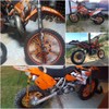 JFG RACING 72 Pcs Orange Motorcycle Spoke Covers skins For