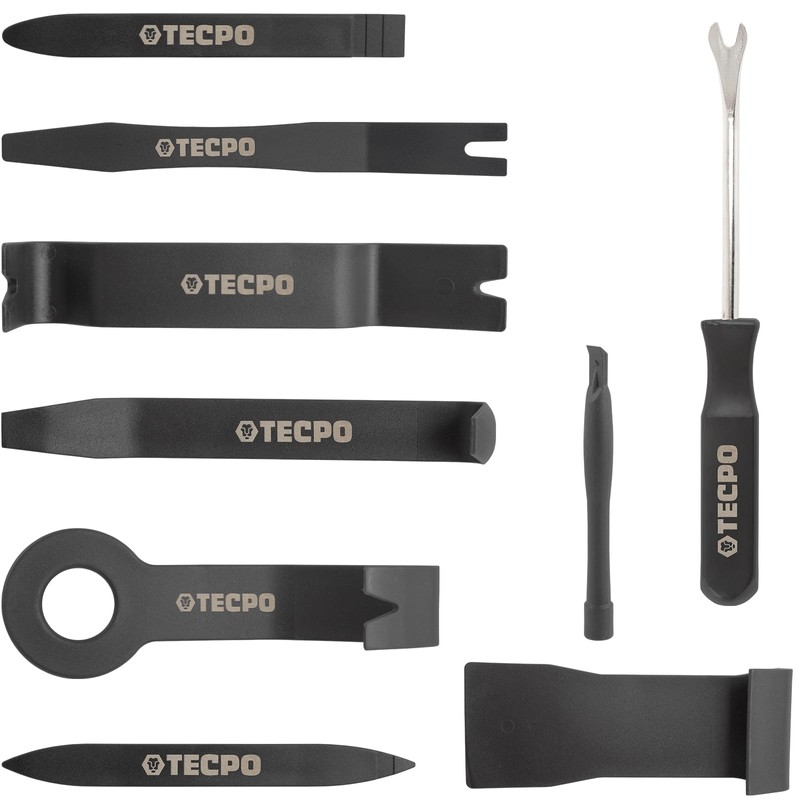 TECPO Mounting Wedge Set 9-Piece Trim Wedges Set Mounting Lever