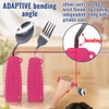 EZ Assistive Adaptive Spoon & Fork Easy to Hold for