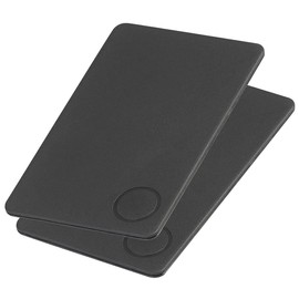 Callstel Fernauslöser: 2er-Set 4in1-Schlüsselfinder im Kreditkarten-Format, GPS-Ortung, App (Koffer Alarm, Schlüsselfinder für Senioren, Schlüsselband)