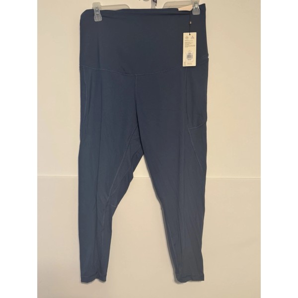Calia Maternity Energize 7/8 XL Womens Navy Blue Quality Leggings