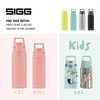 SIGG Stainless Steel Drinking Bottle, Shield ONE, Suitable for Carbonated