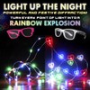 GloFX Ultimate Heart Diffraction Glasses - 3D Rainbow Hearts Effect
