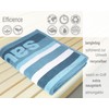 Lashuma Riga Wellness Beach Towel XXL Stripes Blue Bath Towel
