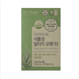 Dr. Phyto Supercritical Vegetable Altige Omega 3, 60 tablets, 1 piece / 닥터파이토 초임계 식물성 알티지 오메가3, 60정, 1개