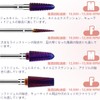 Bestgle 4個 ネイルドリルビット 3/32インチシャンク 5 in 1多機能 ネイルマシン ビット キューティクルネイルドリルビット